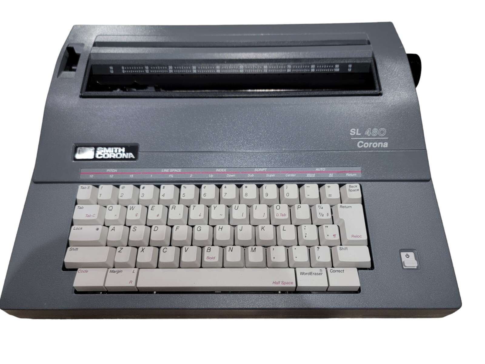 Machine à écrire Smith Corona Calypso En Bleu Foncé