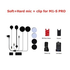 Boom+Soft Cable Microphone Speaker Headset +C...