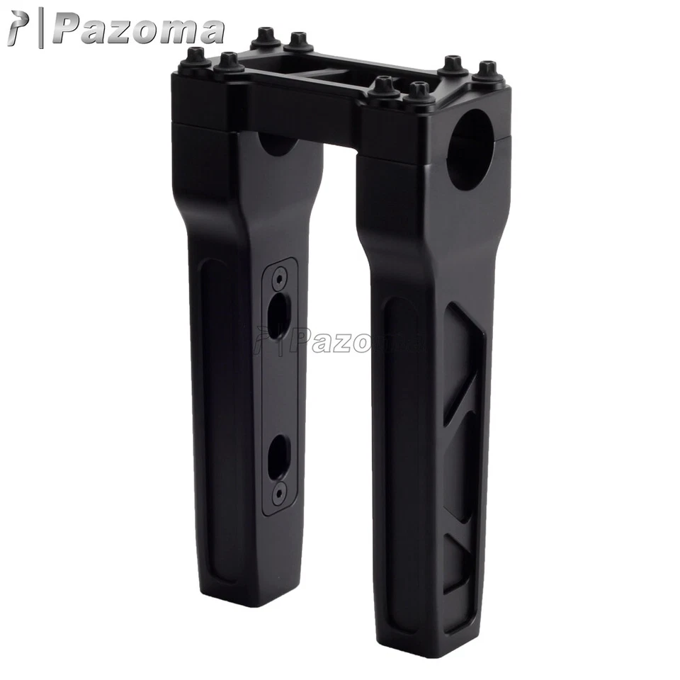 Fits Dyna Sportster 4" 6" 8" 10" 12" 14" Straight Handlebar Riser Clamp - Imagem 2 de 4