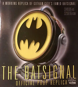 2001 Dc Comics Dc Direct Batman Batsignal Bat-signal Prop Replica Lights Up Ebay