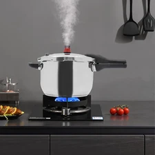 4.1L Pressure Pot Pressure Cooker 304 Stainless Steel Pressure Cooker 22CM