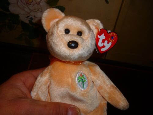 Ty Beanie Baby Bear 'Caro' etichetta originale con errori - 8 maggio 2000 - Foto 2 di 6