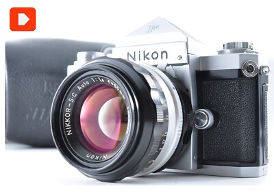 Nikon F œilleton Avec Nikkor-S 50mm F/1.4 – Appareil Argentique 35mm – Near Mint Japon