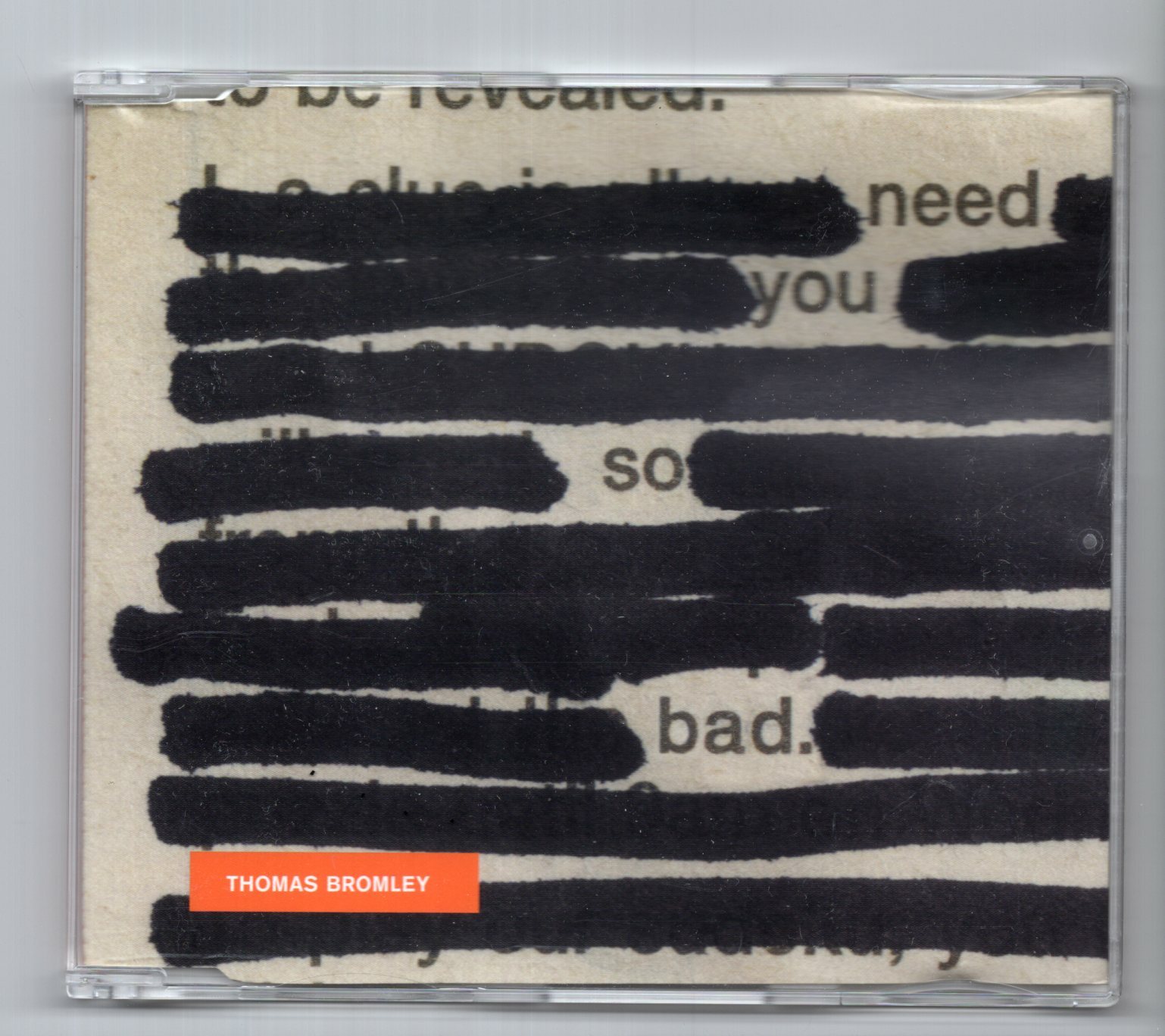(IY610) Thomas Bromley, Need You So Bad - 2007 CD