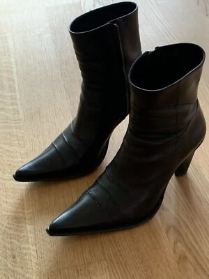 Freelance Western Cowboy Boots EU 41 black Made In France - Bild 1 von 4