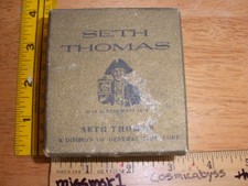 Seth Thomas Filigree 30 Hour Alarm No. 982 Go...