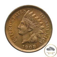 1908 Indian Head Cent CH BU Gem+++++ Red Luster