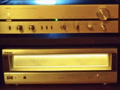 Denon PRA-1000 Pre Amp & Technics SE-A1010 Power Amplifier Vintage