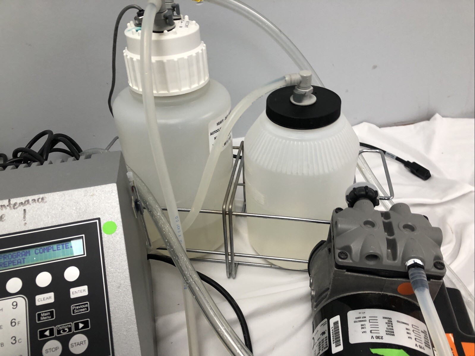 BioTek ELx405 Select CW ELX405UCWSMF Microplate Washer and Vacuum Pump