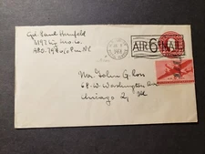 APO 794 ROME, ITALY 1945 WWII Army Cover 3197 SIGNAL SERVICE Co