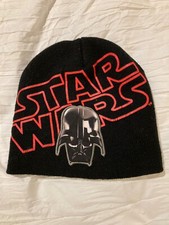 Star Wars Darth Vader Logo Black Beanie One Size Fits All