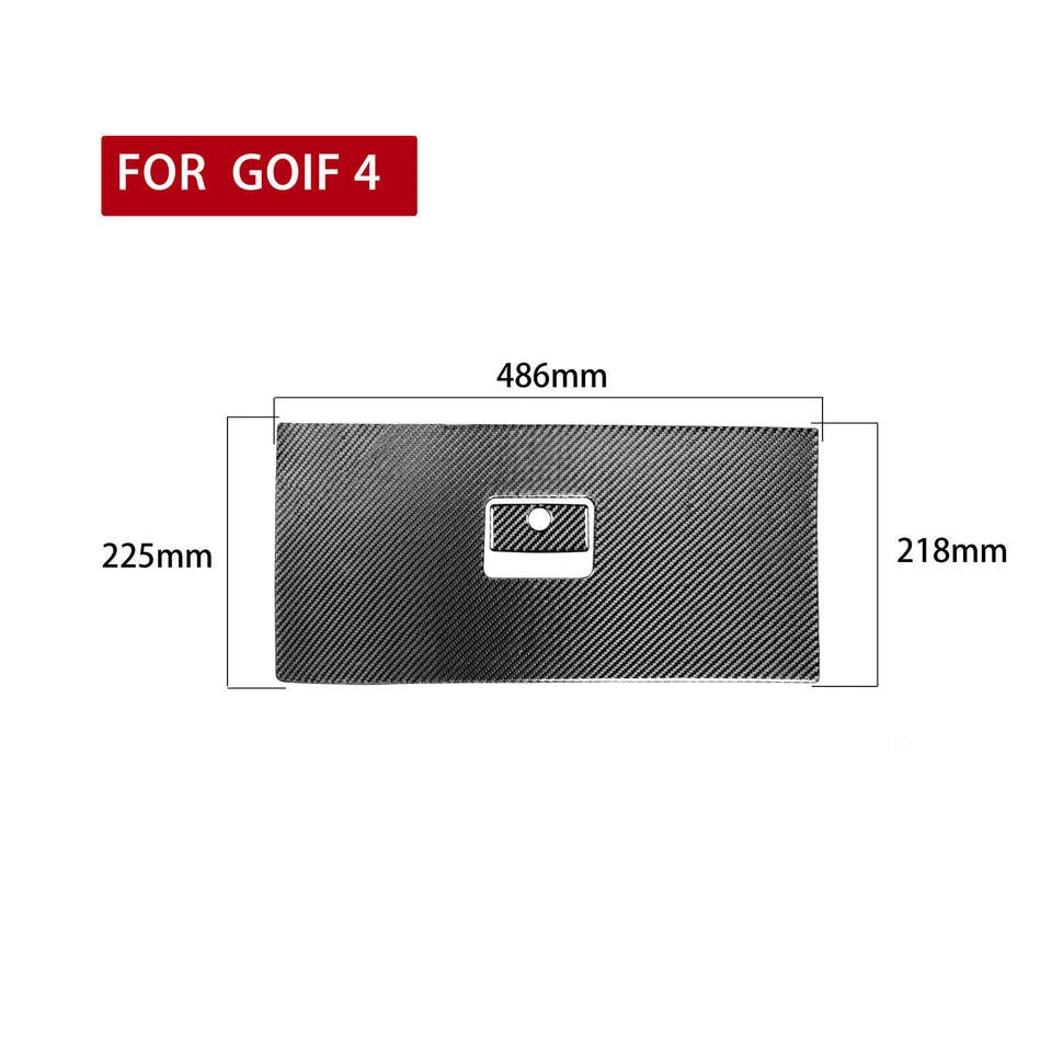 For Volkswagen Golf MK4 1999-2004 Carbon Fiber Glove Box Panel Cover Trim 2Pcs - Изображение 2 из 4