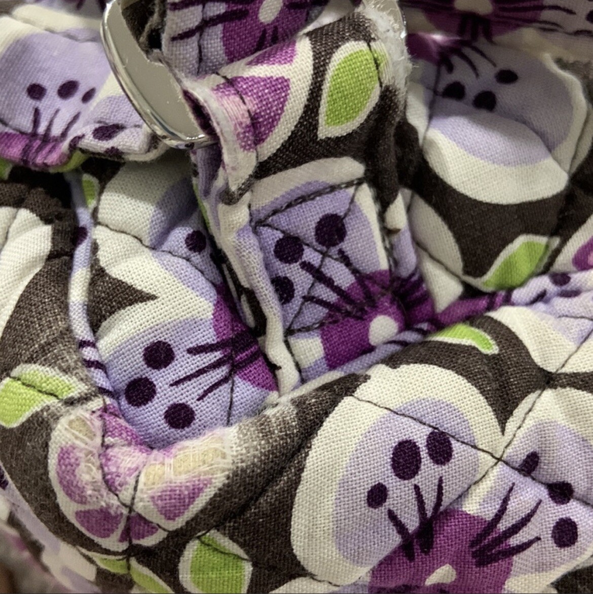 Vera Bradley Backpack Plum Petals for Work School Purple Floral DISCONTINUED