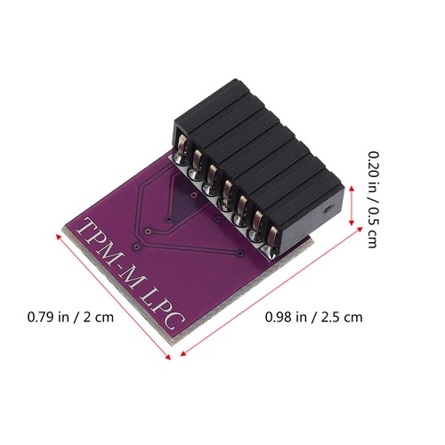 Modulo TPM 2.0 14pin Compatibile con Security Dedicated TPM Card Forniture - Afbeelding 11 van 12