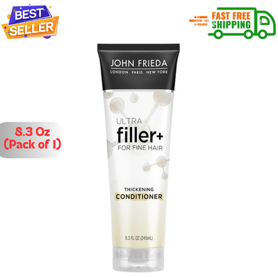 John Frieda ULTRAfiller+ Volumizing Conditioner for Fine, Thinning Hair, 8.3 Oz.