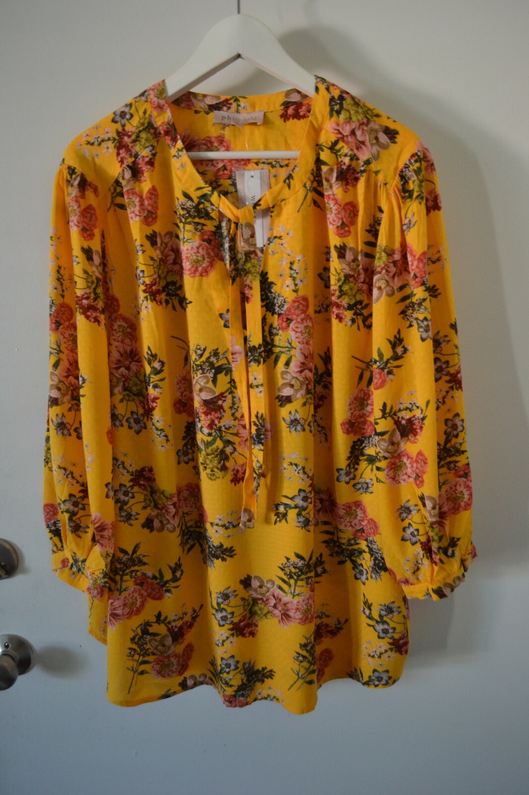 NWT Philosophy Chic Top Blouse Tunic Rayon Plus Size 2X