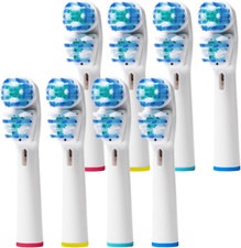 Replacement Brush Heads Compatible with Oral B- Double Clean Design, Pack of 8 G