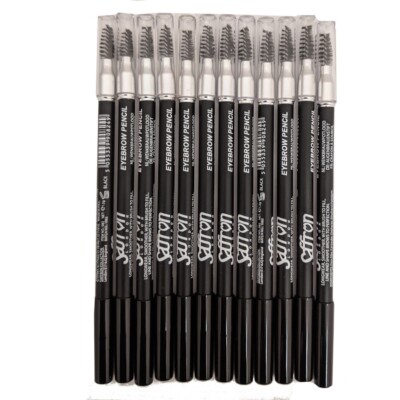 AUGENBRAUENSTIFT BLOND DUNKELBRAUN SCHWARZ AUGEN BRAUN 4, 6 ODER 12 SAFRAN WASSERFEST