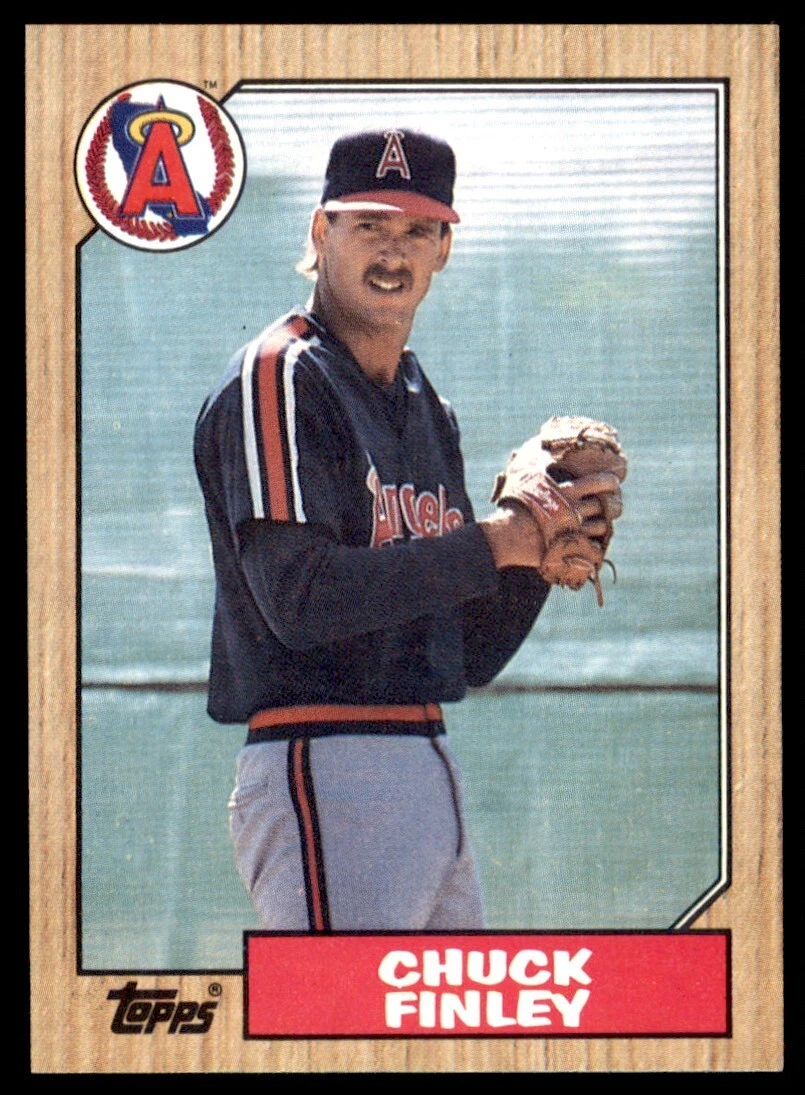 Chuck Finley trading card