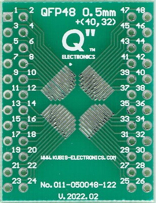 QFP48, LQFP48, SQFP48, TQFP48 mit 0.50mm auf 2 x IDC2x12 [DE]