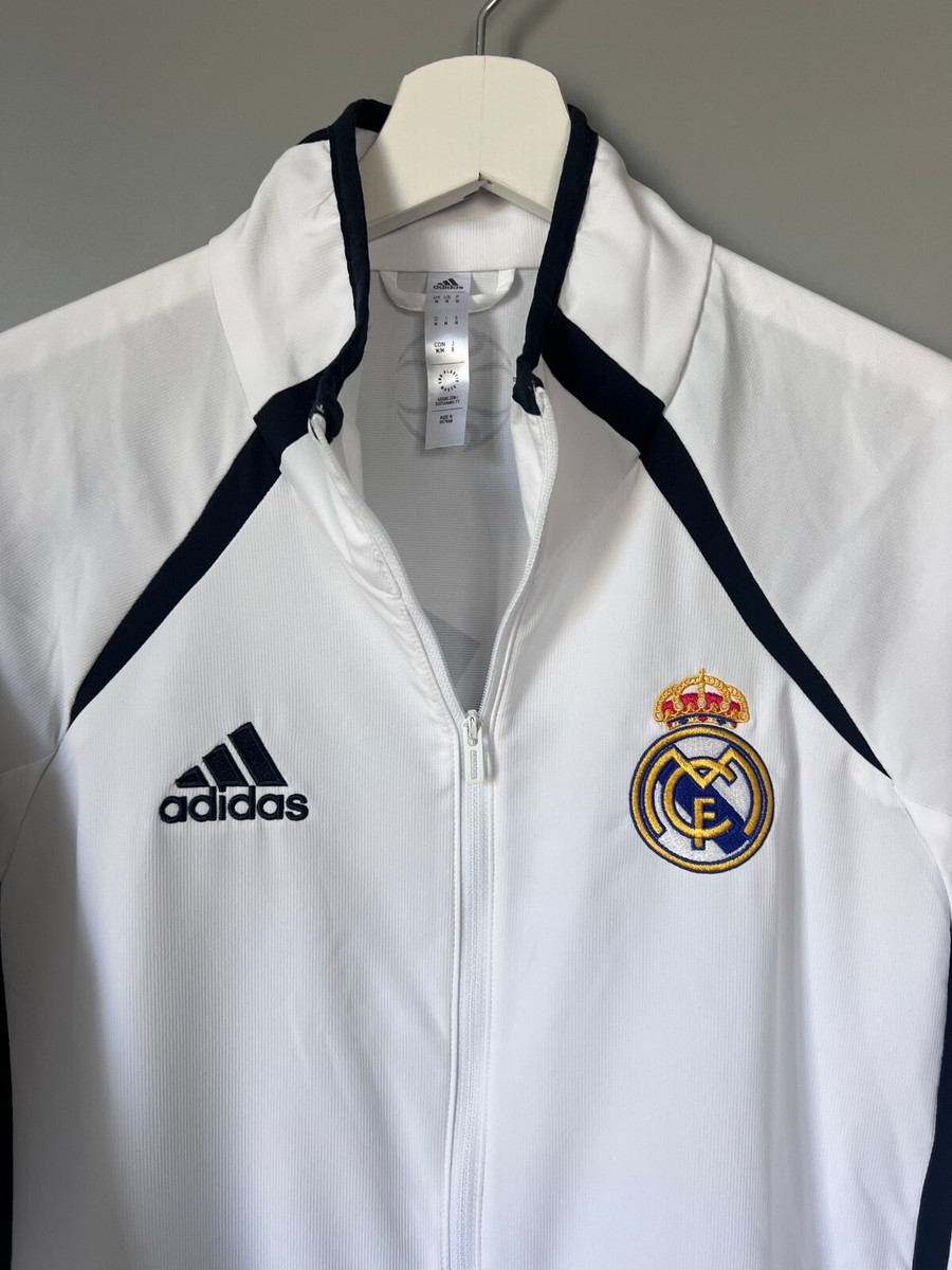 adidas Real Madrid ジャケットＳとニット帽セット Real Madrid Adidas Jacket 2006-2021 White Men's Medium