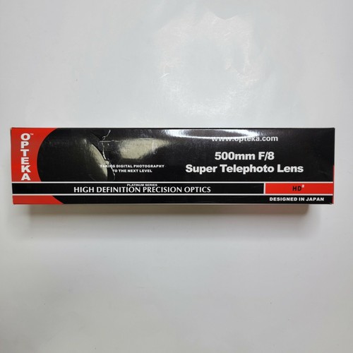 Opteka 500mm Super Telephoto F/8 Lens for Nikon T Mount High Definition HD2 - Picture 5 of 12
