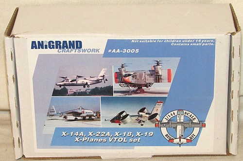Anigrand Special Set AA-3005 X-14A, X-22A, X-18, X-19 XPlanes VTOL 1: ...