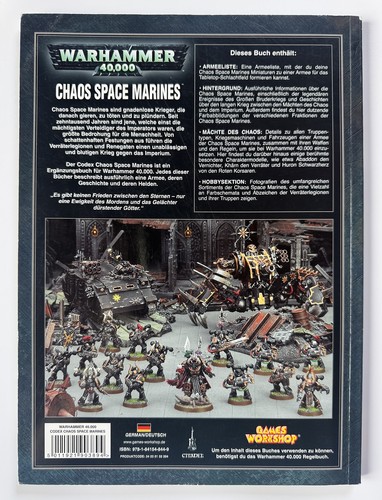 Codex Chaos Space Marines - Deutsch 2007 - Warhammer 40k - Bild 2 von 3