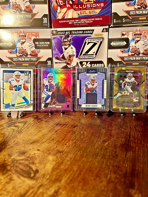 (4 Cards) 2x 2023 Deuce Vaughn Rookie Patch + Gold Cracked Ice + Donruss
