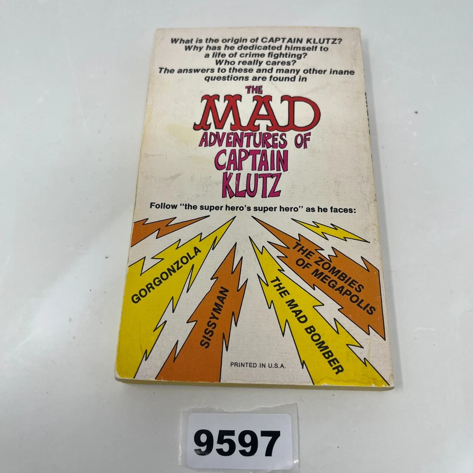 The Mad Adventures of Captain Klutz - 1967 PB Signed 2nd Print - Image 2 of 4