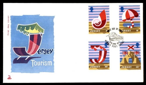 Mayfairstamps Jersey FDC 1970s Beach Combo First Day Cover aaw_36993
