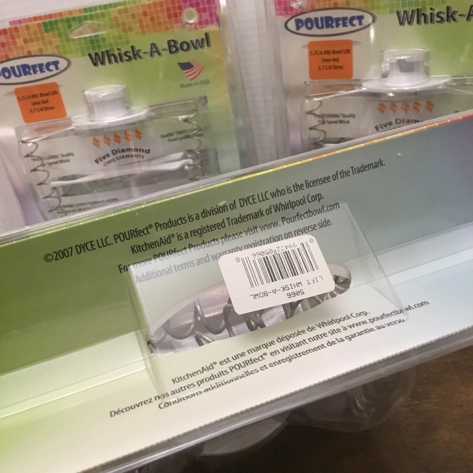 Pourfect Whisk-A-Bowl 6 Qt Fits KitchenAid Stand Mixers Lot Of 5 USA