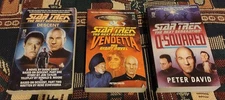 Lot of 3 Assorted Star Trek: The Next Generation Novels D. Carey & P. David