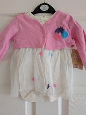 Girls Cardigan Dress Size 3-6 Months 