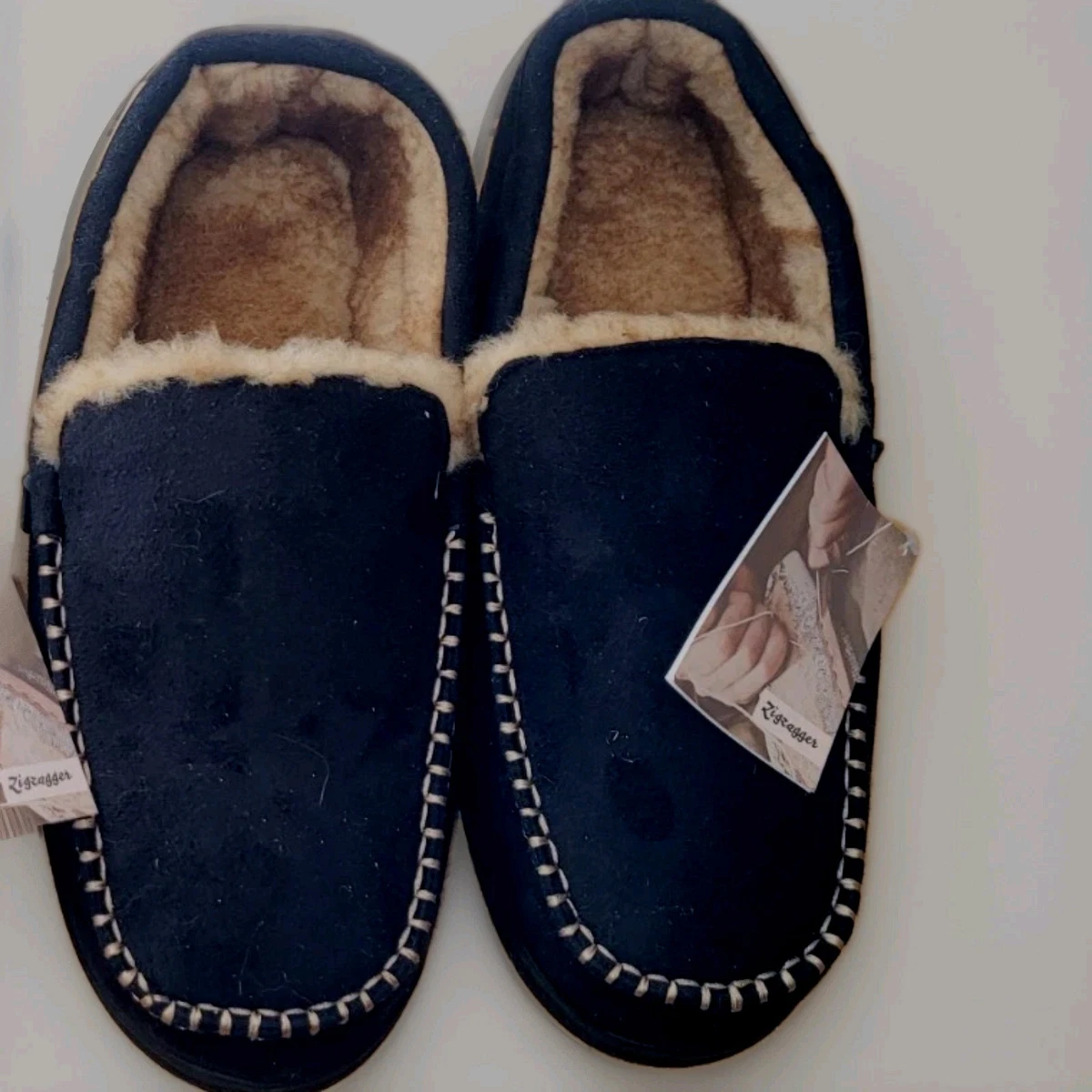 Moccasin Synthetic Slippers for Men 13 US Shoe for sale | eBay