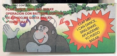Vintage Magogo Gorilla Toy Dancing Singing Shaking Ape w/ Box NOS