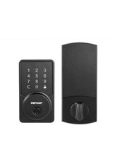 Defiant Smart WiFi Deadbolt Lock Matte Black Keyless Entry Used