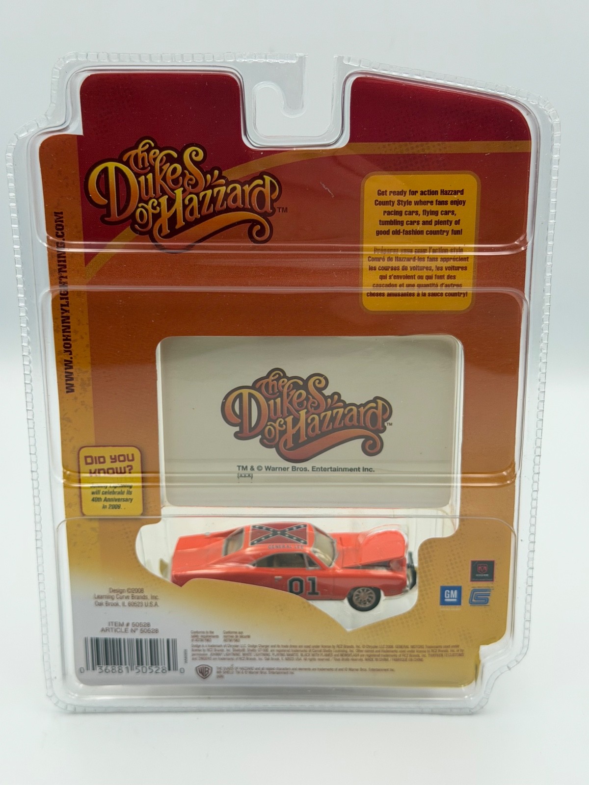 Johnny Lightning Dukes of Hazzard R7 1969 Dodge Charger General Lee, 1:64, NIB thumbnail 12