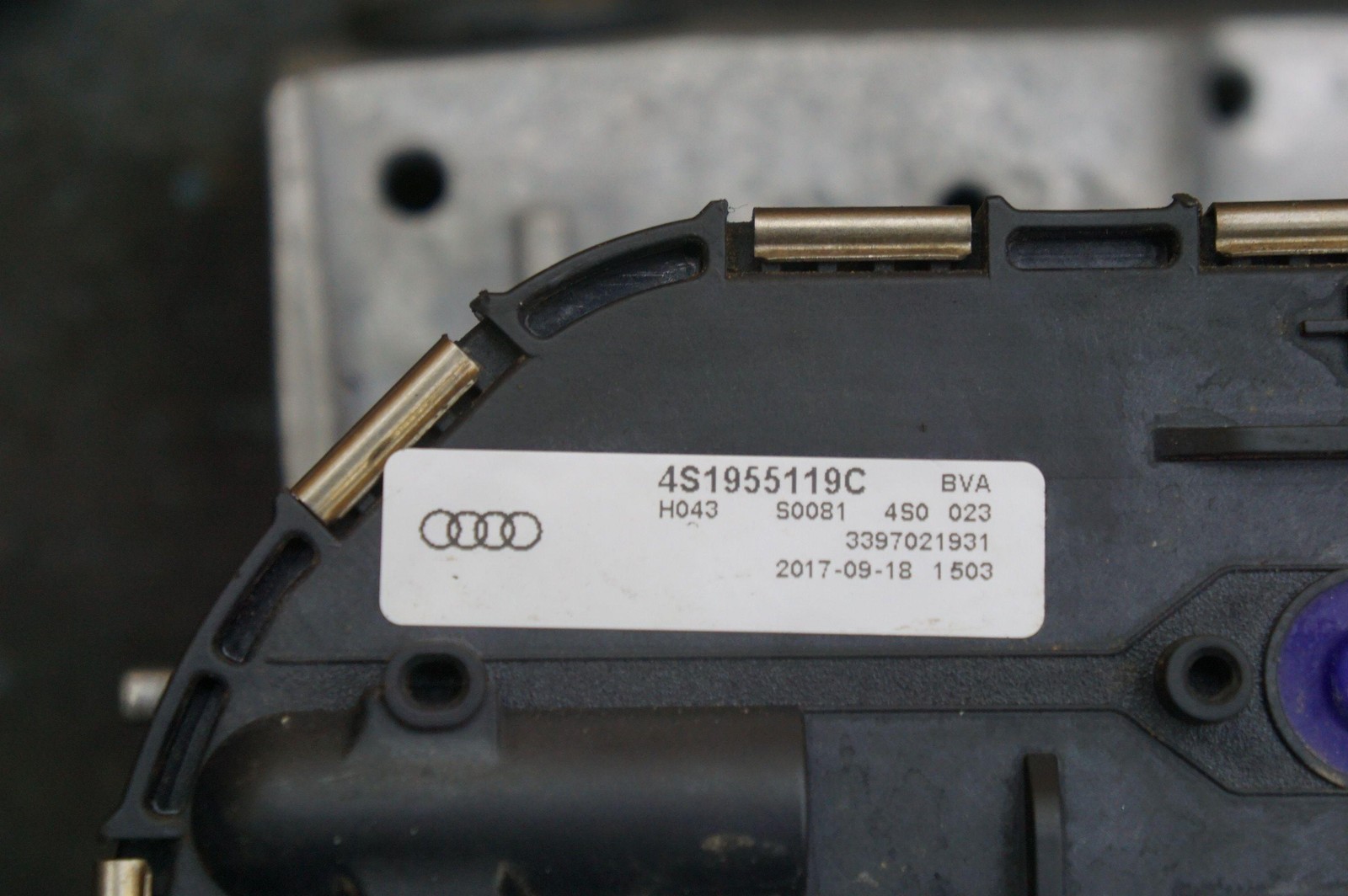 Front Windshield Wiper Motor Linkage Assembly 4S1955024B OEM Audi R8 Lms Gt4 18