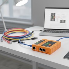 Ethernet and Telephone Cable Tester with Detachable Remote Unit for Easy Use