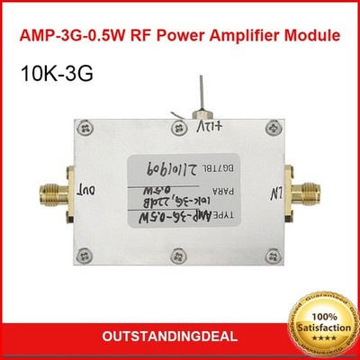 AMP-3G-0.5W Small Broadband RF Power Amplifier 10K-3G   22DB 0.5W Low Noise- #wd