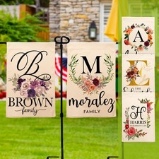 Personalized Garden Flag Custom Garden Flag Outdoor Yard Flags Outdoor Decor