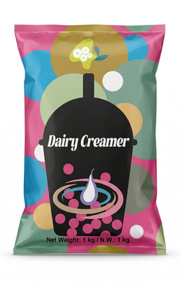 Milchhaltiger Kaffeeweißer 1kg TM BoboQ Bubble Tea Creamer Milchpulver