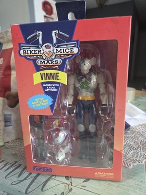 Biker Mice From Mars Vinnie 7 Inch Action Figure Nacelle brand NEW