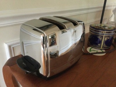 Vintage Sunbeam Toaster T-20B Radiant Chrome Art Deco Auto Rise Drop -Working!