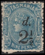 Australian States-Tasmania #74 Used