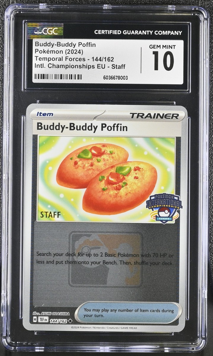 BUDDY-BUDDY POFFIN Temporal Forces Intl Championships STAFF CGC 10