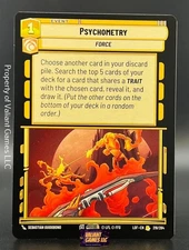 Star Wars Unlimited Psychometry #219 Legends of the Force