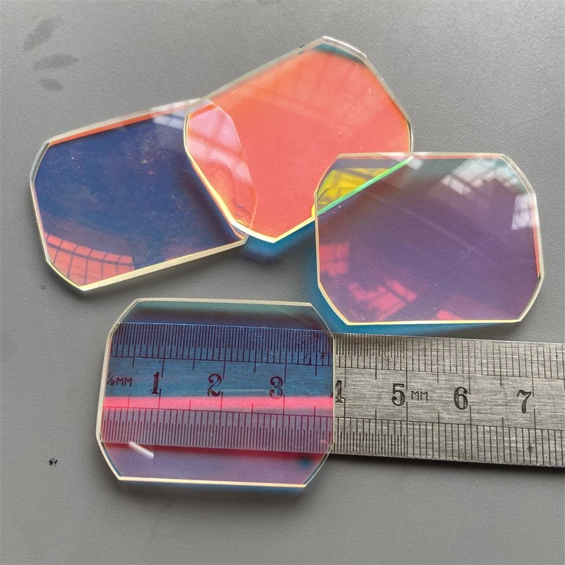 4PCS Defective Optical Glass Color Coating Prism f DIY Decoration Teaching Tools - Image 2 of 4