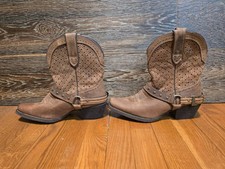 Durango Ladies Crush Brown Ventilated Shortie Boot DRD0375 Sz 7.5